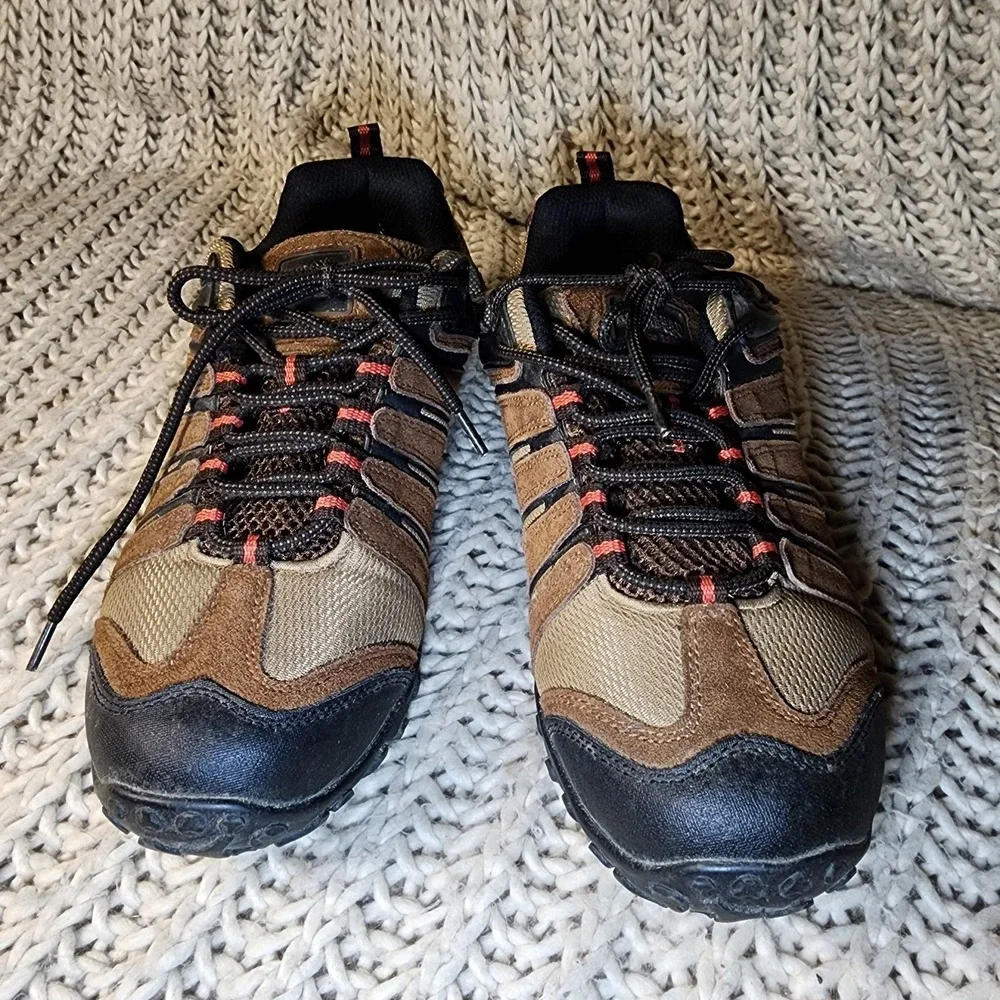 RedHead Trekker Low Brown Leather Hiking Trail Waterproof Mens Size 9M   5244094